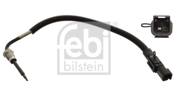 Sensor, exhaust gas temperature